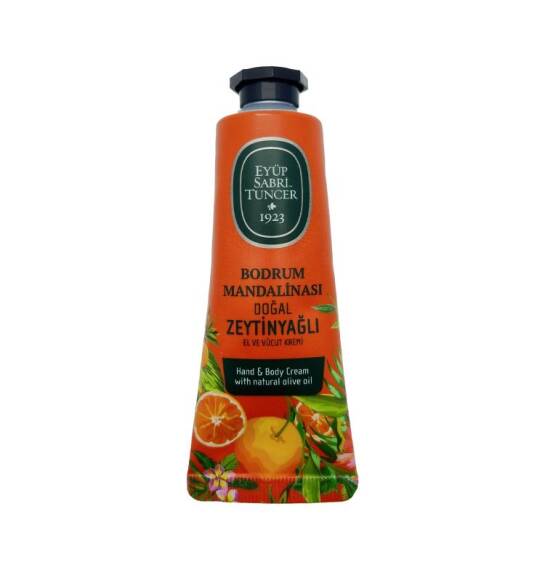 Eyüp Sabri Tuncer Bodrum Mandarin Təbii Zeytun Yağı Əl və Bədən kremi 50 ml - 1