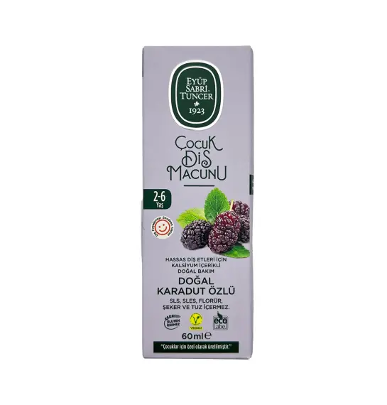 EYUP SABRI TUNCER DOGAL KARADUT OZLU COCUK DIS MACUNU 60ML 4393 - 1