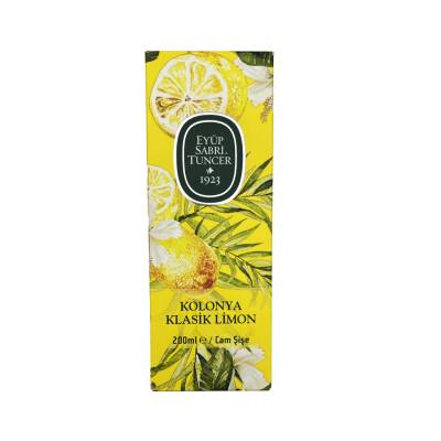 Eyüp Sabri Tuncer Klasik Limon Kolonya Şüşə, 200 ml - EYYUP SABRI TUNCER