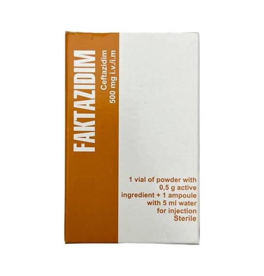 FAKTAZIDIM 0,5GR N1 AMP - 1