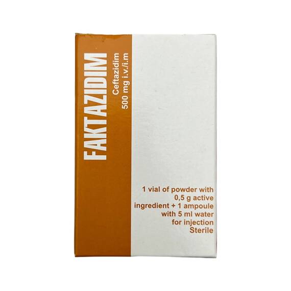 FAKTAZIDIM 0,5GR N1 AMP - 1