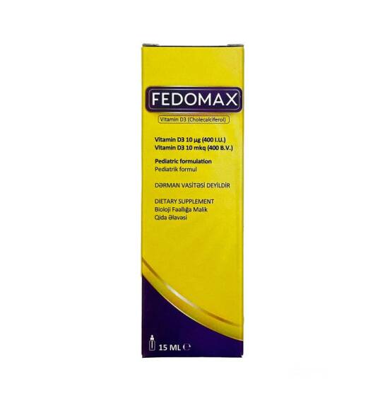 Fedomax 50 000 İU 15 ml damla - 1