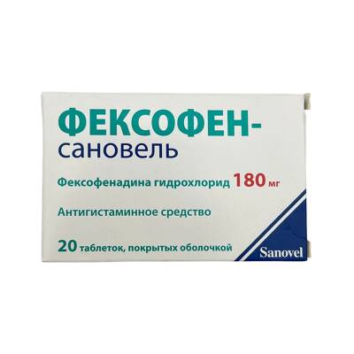 Feksofen-Sanovel 180MG N20 Tb - 