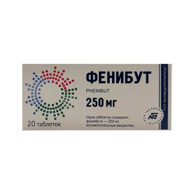 FENIBUT 250MG N20 TB (BELARUS) - 