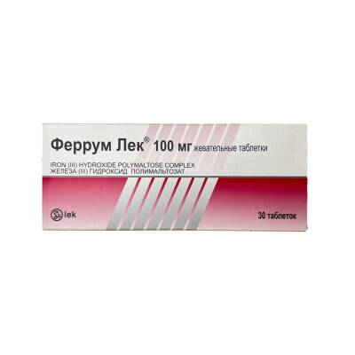Ferrum Lek 100 Mq N30 Tablet - 