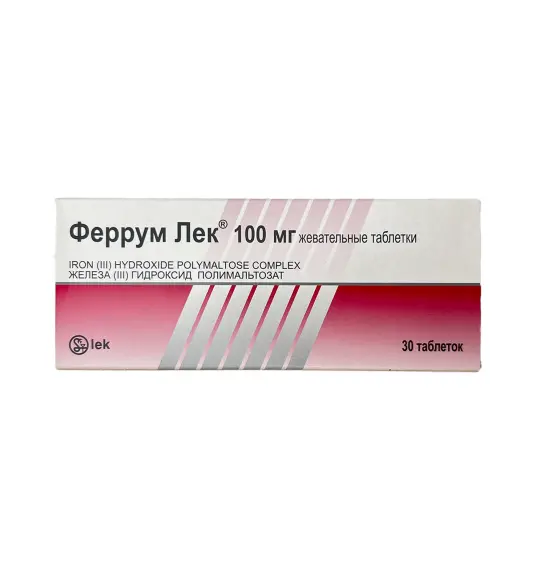 Ferrum lek 100 mq N30 tablet - 1