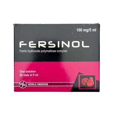 FERSINOL 100MG 5ML N20 FLK - 