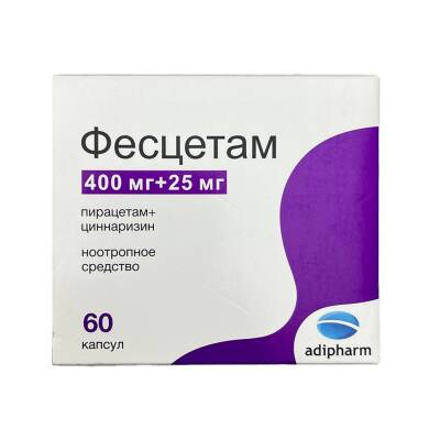 FESSETAM 400/20MG N60 CAP - 