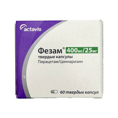 FEZAM 400/25MG N60 CAP - 