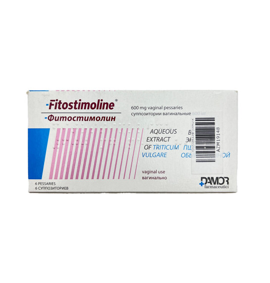 Fitostimolin 600 mq N6 vaginal suppozitoriyalar - 