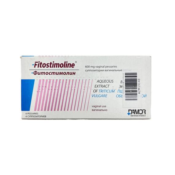 Fitostimolin 600 mq N6 vaginal suppozitoriyalar - 1
