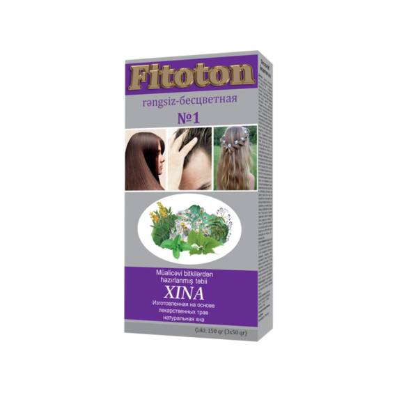 Fitoton No:1 Rəngsiz xına 150 qr - 1