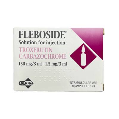 FLEBOSIDE 150MG 3ML N10 AMP - 
