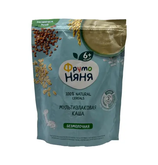 Fruto Nyana çoxdənli taxıl südsüz sıyıq 6 ay + 200 qr - 1
