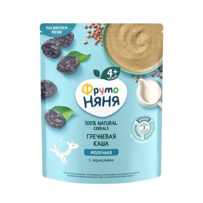 Fruto Nyana gavalı və qarabaşaq ilə südlü sıyıq 4 ay + 200 qr - 