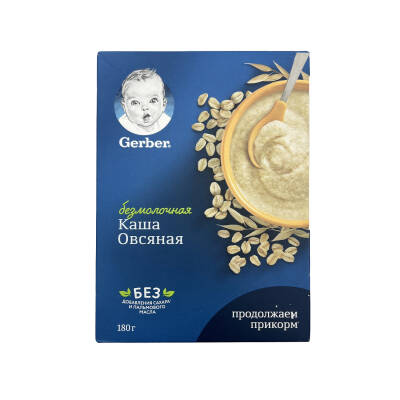 Gerber 5126/6342 Sudsuz Yulaf 0+, 180 g - NESTLE