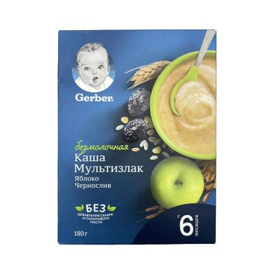 GERBER 5218 SUDSUZ ALMA GAVALI 6+ 180GR - NESTLE