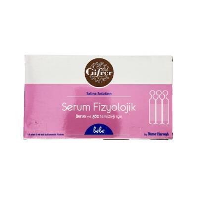 GIFRER BURUN & GOZ TEMIZLIYI UCUN FIZYOLOJIK SERUM 5ML N10 FLK - 