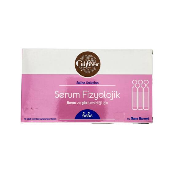 GIFRER BURUN & GOZ TEMIZLIYI UCUN FIZYOLOJIK SERUM 5ML N10 FLK - 1
