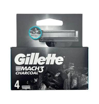 GILLETTE MACH3 CHARCOAL 4 BASLIQLI 2701 - GILLETTE