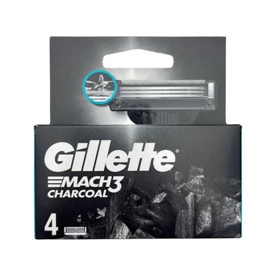 GILLETTE MACH3 CHARCOAL 4 BASLIQLI 2701 - 1