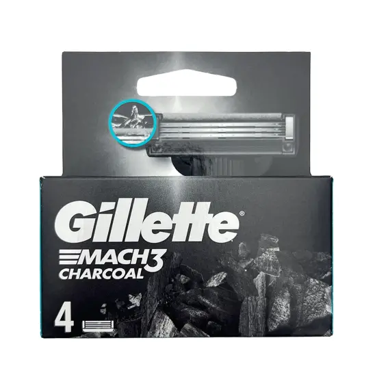 GILLETTE MACH3 CHARCOAL 4 BASLIQLI 2701 - 1