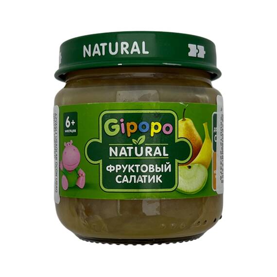 Gipopo 3376 Meyve Salati(alma Armud Banan) Puresi, 80 g - 1