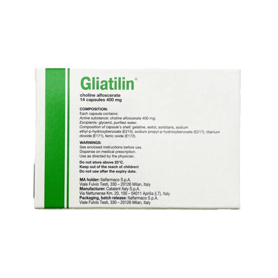 GLIATILIN 400MG N14 CAP - 1