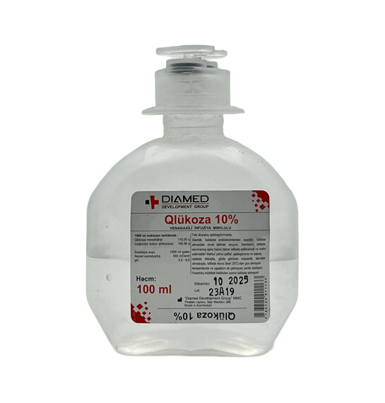 GLUKOZA 10% 100ML SISTEM DIAMED (15) - 