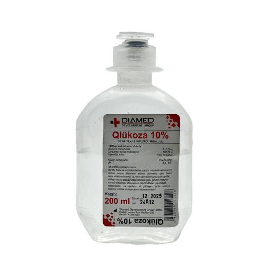 GLUKOZA 10% 200ML (DIAMED) (15) - 1