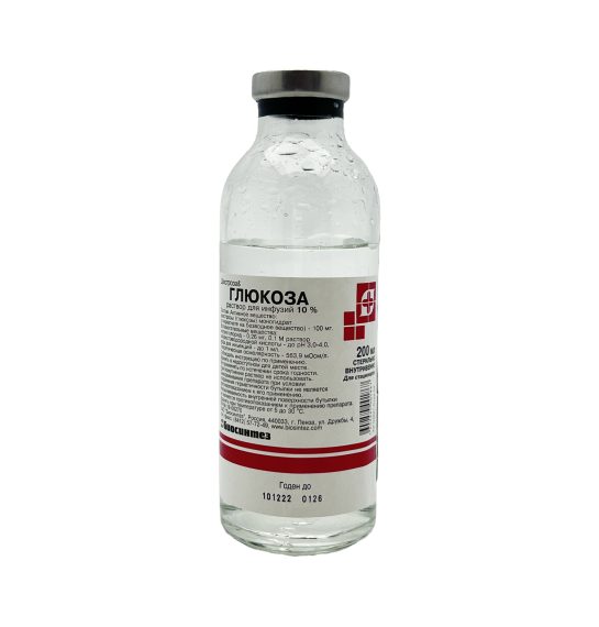 GLUKOZA 10% 200ML SISTEM (RUS) - 1