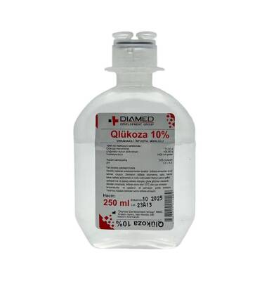 GLUKOZA 10% 250ML SISTEM DIAMED (15) - 