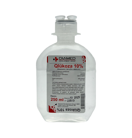 GLUKOZA 10% 250ML SISTEM DIAMED (15) - 