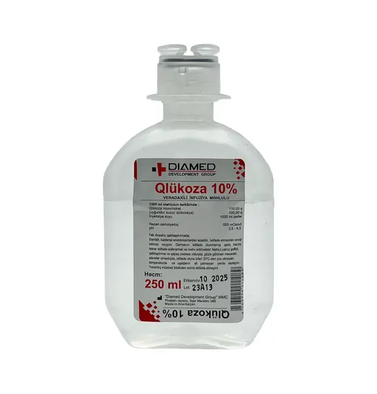 GLUKOZA 10% 250ML SISTEM DIAMED (15) - 1