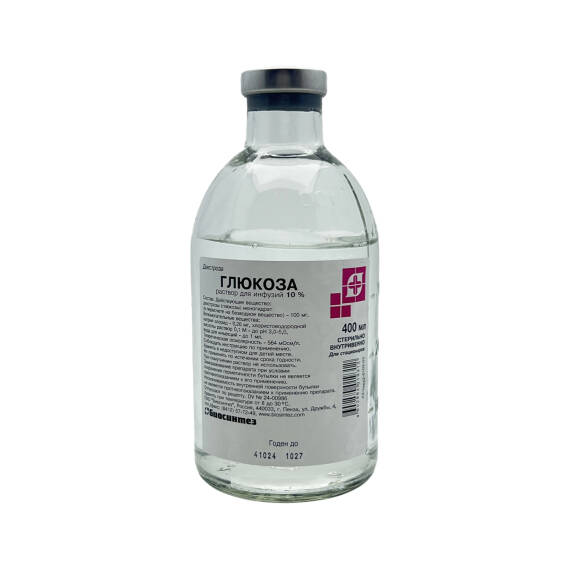 GLUKOZA 10% 400ML SISTEM (RUS) - 1