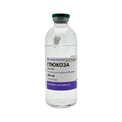 GLUKOZA 5% 200ML SISTEM (UKR) - 