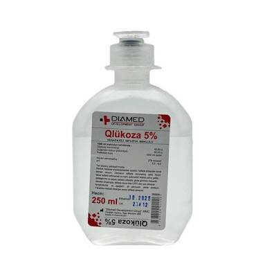 GLUKOZA 5% 250ML SISTEM DIAMED (15) - 