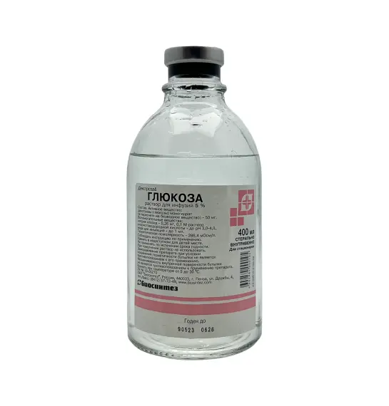 GLUKOZA 5% 400ML SISTEM (RUS) - 1