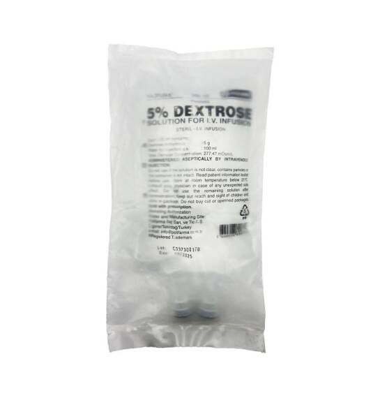 Glukoza 5% 500 ml sistem (polifarma) - 1