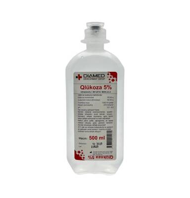 GLUKOZA 5% 500ML SISTEM DIAMED (15) - 