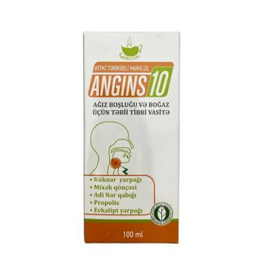 H/F ANGINS 10 100ML SRP - 