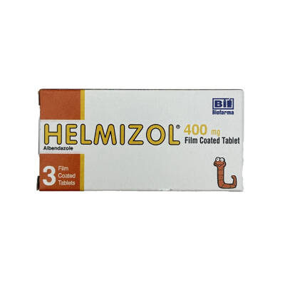 HELMIZOL 400MG N3 TB - 