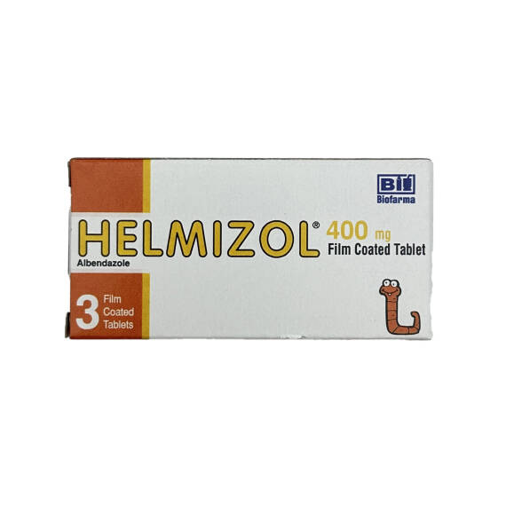 HELMIZOL 400MG N3 TB - 1