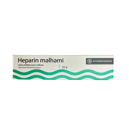 Heparin 100 BV 25 q məlhəm - 