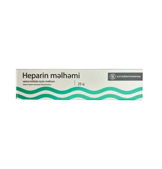 Heparin 100 BV 25 q məlhəm - 1