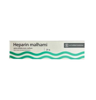 Heparin 100 BV 25 q məlhəm - 