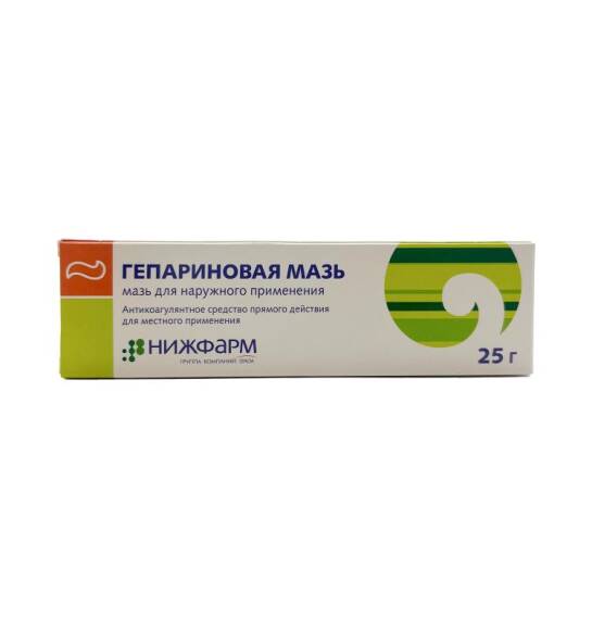 Heparin 100 İU 25 qr məlhəm - 1