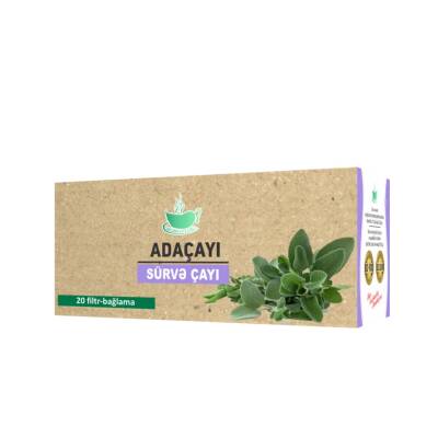 Herba Flora Adaçayı-Sürvə çayı 20 ədədli paket - HERBA FLORA
