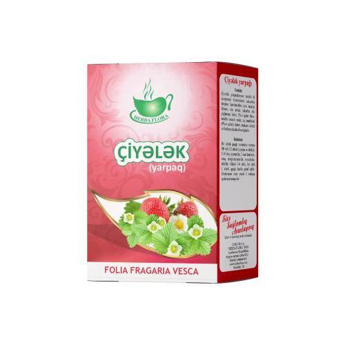 Herba Flora Çiyələk yarpağı 40 qr - 1