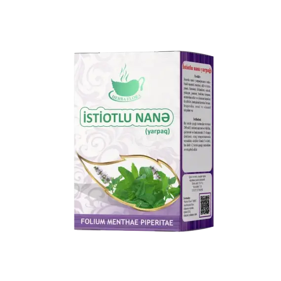 Herba Flora İstiotlu Nanə yarpağı 35 qr - 1